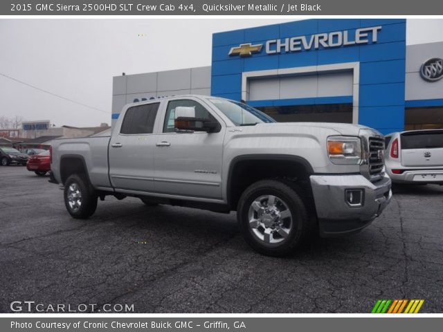 2015 GMC Sierra 2500HD SLT Crew Cab 4x4 in Quicksilver Metallic