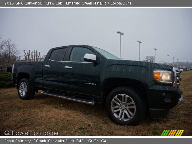 2015 GMC Canyon SLT Crew Cab in Emerald Green Metallic