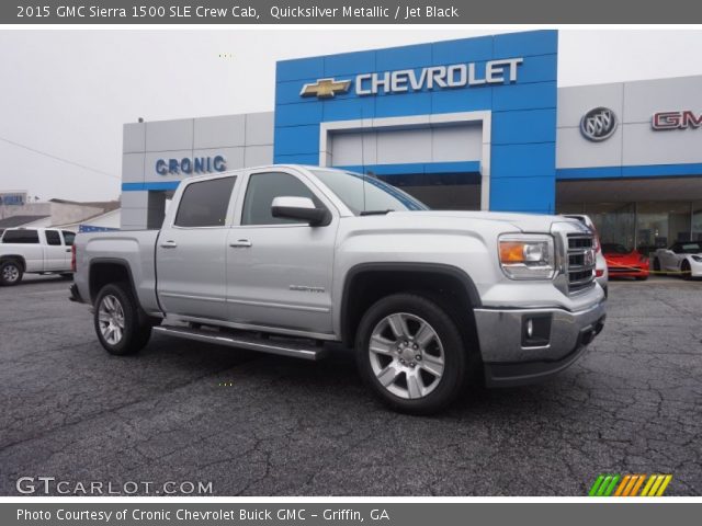 2015 GMC Sierra 1500 SLE Crew Cab in Quicksilver Metallic