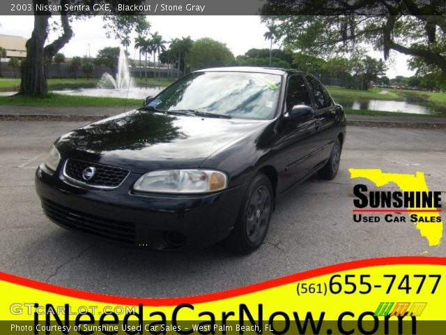 2003 Nissan Sentra GXE in Blackout