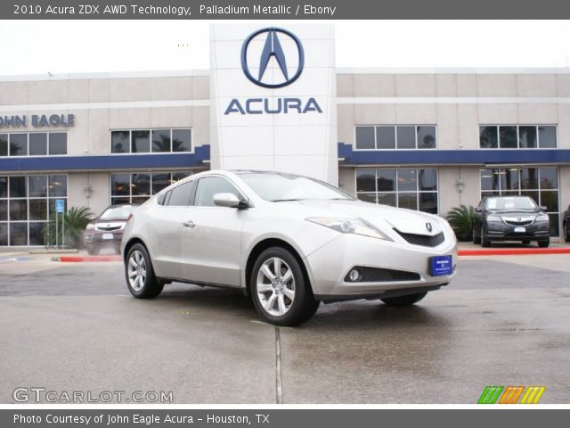 2010 Acura ZDX AWD Technology in Palladium Metallic