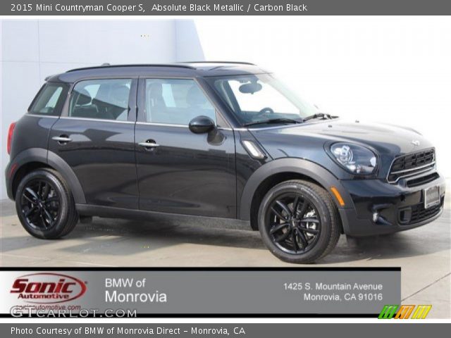 2015 Mini Countryman Cooper S in Absolute Black Metallic