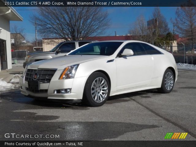 2011 Cadillac CTS 4 AWD Coupe in White Diamond Tricoat