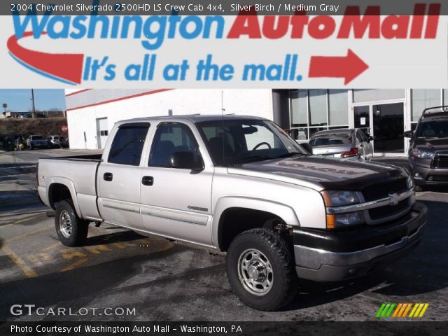 2004 Chevrolet Silverado 2500HD LS Crew Cab 4x4 in Silver Birch