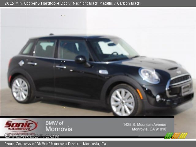 2015 Mini Cooper S Hardtop 4 Door in Midnight Black Metallic