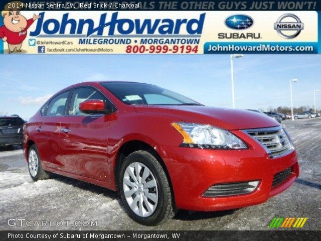 2014 Nissan Sentra SV in Red Brick