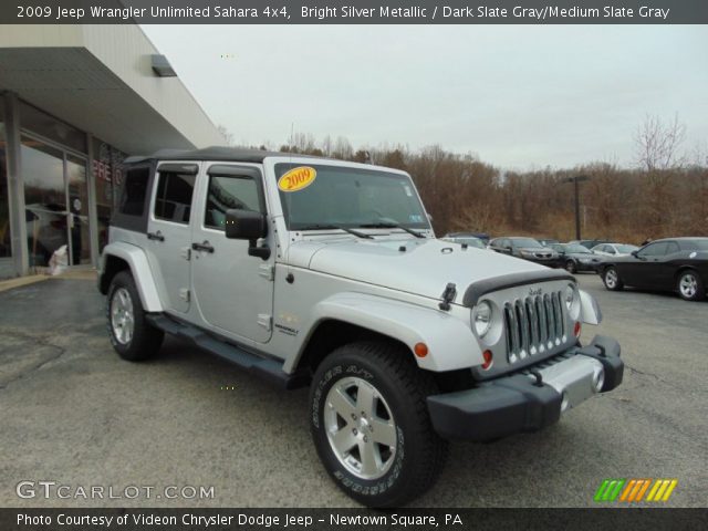 2009 Jeep Wrangler Unlimited Sahara 4x4 in Bright Silver Metallic