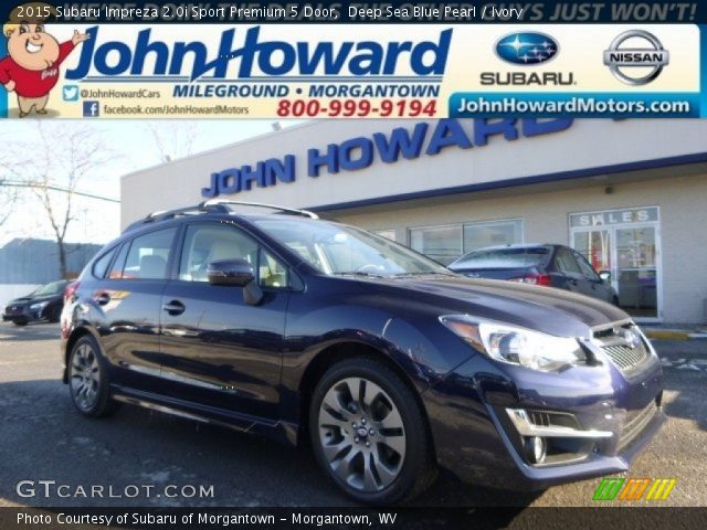 2015 Subaru Impreza 2.0i Sport Premium 5 Door in Deep Sea Blue Pearl
