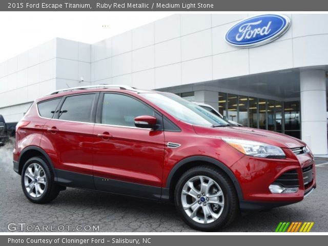 2015 Ford Escape Titanium in Ruby Red Metallic