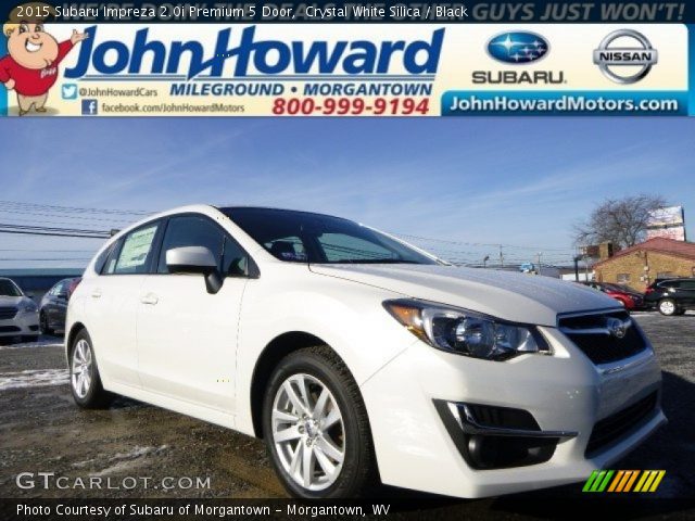 2015 Subaru Impreza 2.0i Premium 5 Door in Crystal White Silica