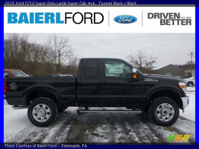 2015 Ford F250 Super Duty Lariat Super Cab 4x4 in Tuxedo Black