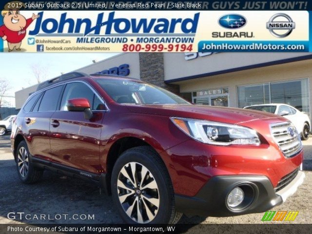 2015 Subaru Outback 2.5i Limited in Venetian Red Pearl