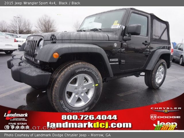 2015 Jeep Wrangler Sport 4x4 in Black