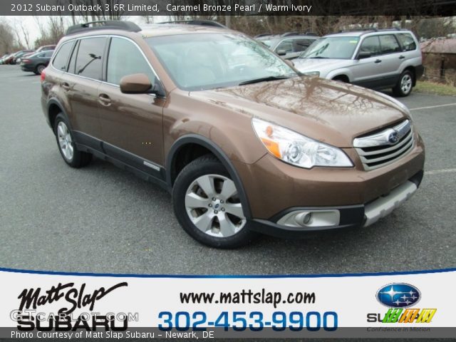 2012 Subaru Outback 3.6R Limited in Caramel Bronze Pearl