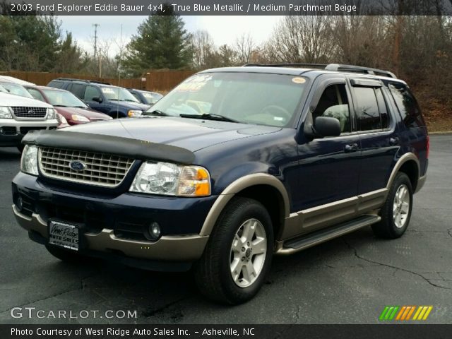 2003 Ford Explorer Eddie Bauer 4x4 in True Blue Metallic
