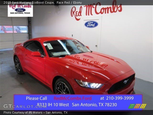 2015 Ford Mustang EcoBoost Coupe in Race Red