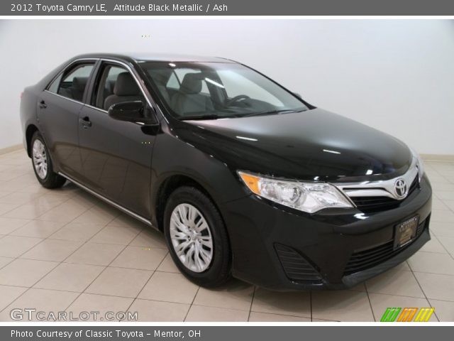 2012 Toyota Camry LE in Attitude Black Metallic