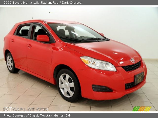 2009 Toyota Matrix 1.8 in Radiant Red