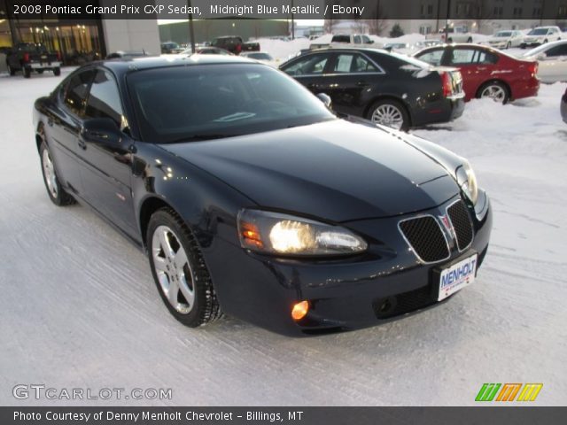 2008 Pontiac Grand Prix GXP Sedan in Midnight Blue Metallic