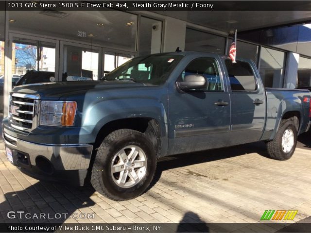 2013 GMC Sierra 1500 SLE Crew Cab 4x4 in Stealth Gray Metallic