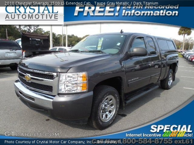 2010 Chevrolet Silverado 1500 LS Extended Cab in Taupe Gray Metallic