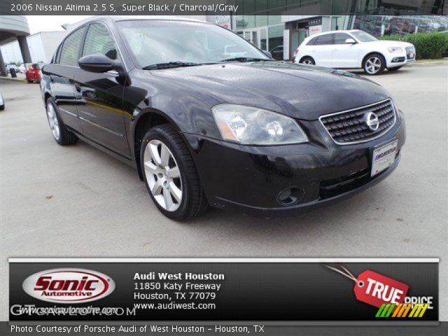 2006 Nissan Altima 2.5 S in Super Black