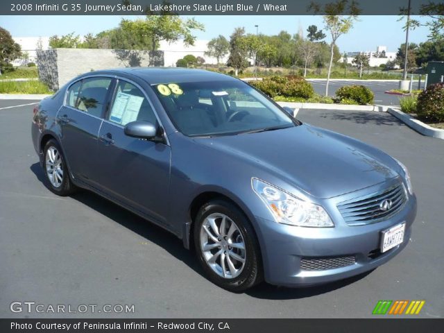 2008 Infiniti G 35 Journey Sedan in Lakeshore Slate Light Blue
