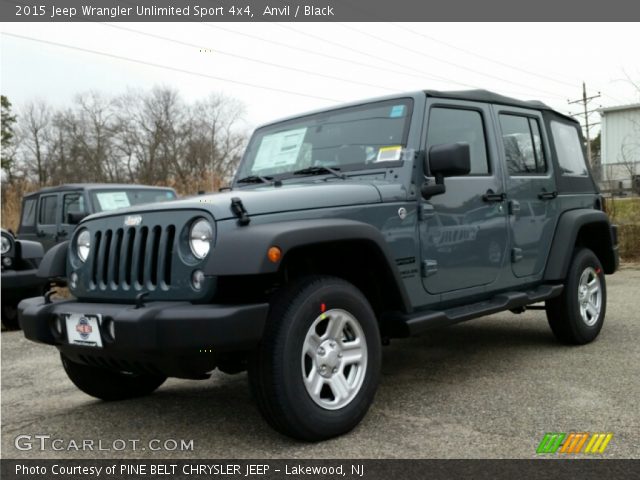 2015 Jeep Wrangler Unlimited Sport 4x4 in Anvil