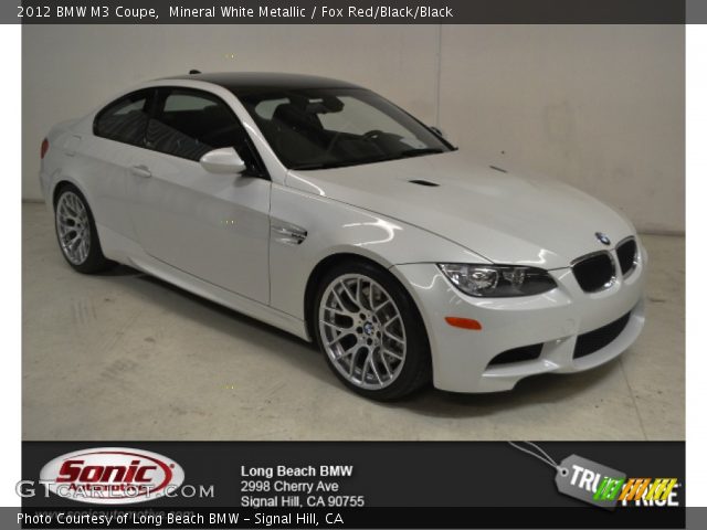 2012 BMW M3 Coupe in Mineral White Metallic