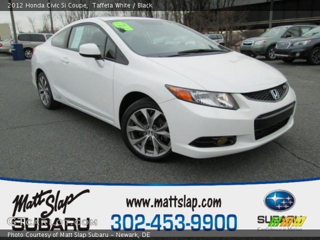 2012 Honda Civic Si Coupe in Taffeta White