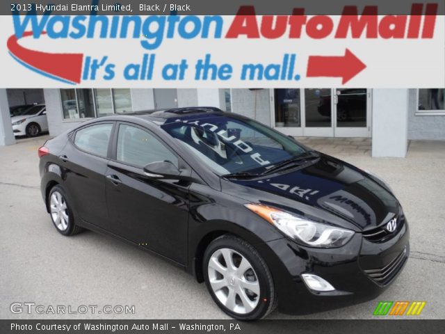 2013 Hyundai Elantra Limited in Black