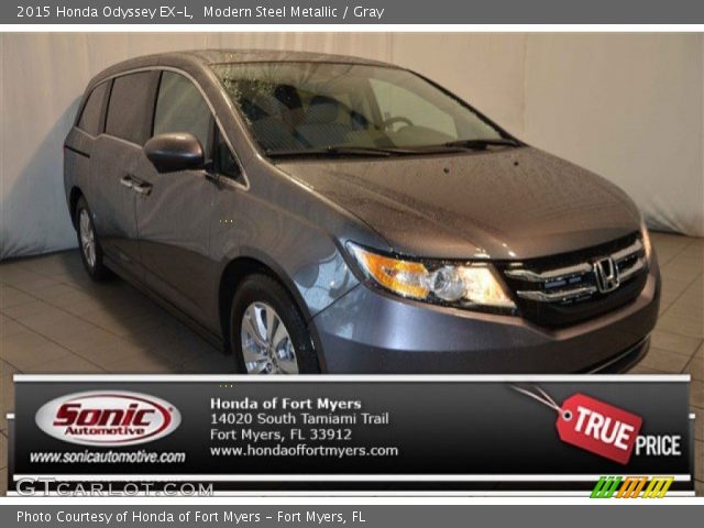 2015 Honda Odyssey EX-L in Modern Steel Metallic