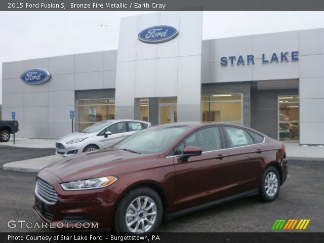 2015 Ford Fusion S in Bronze Fire Metallic