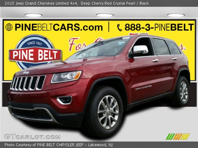 2015 Jeep Grand Cherokee Limited 4x4 in Deep Cherry Red Crystal Pearl