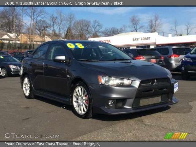 2008 Mitsubishi Lancer Evolution GSR in Graphite Gray Pearl