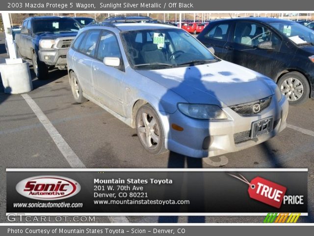 2003 Mazda Protege 5 Wagon in Sunlight Silver Metallic