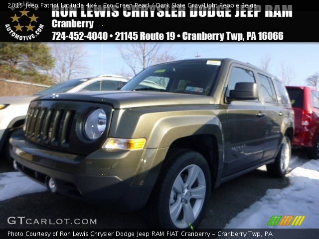 2015 Jeep Patriot Latitude 4x4 in Eco Green Pearl