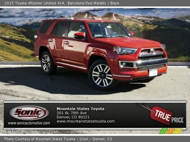 2015 Toyota 4Runner Limited 4x4 in Barcelona Red Metallic