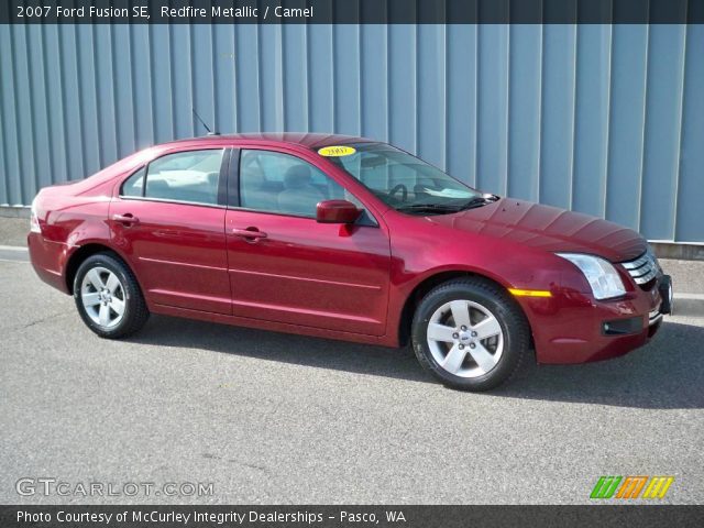 2007 Ford Fusion SE in Redfire Metallic