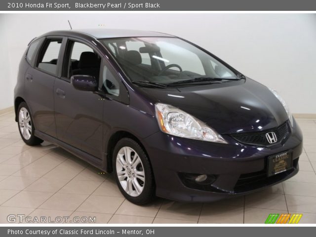 2010 Honda Fit Sport in Blackberry Pearl