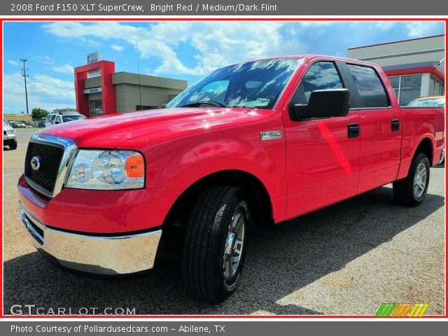 2008 Ford F150 XLT SuperCrew in Bright Red
