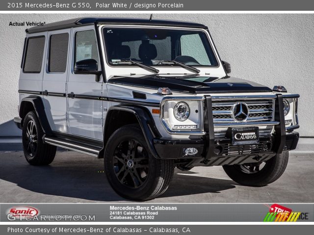 2015 Mercedes-Benz G 550 in Polar White