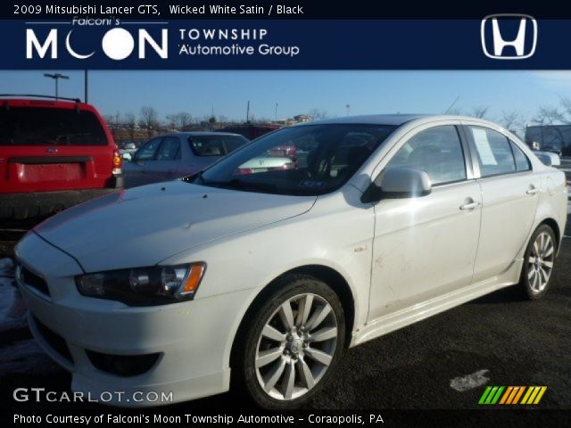 2009 Mitsubishi Lancer GTS in Wicked White Satin