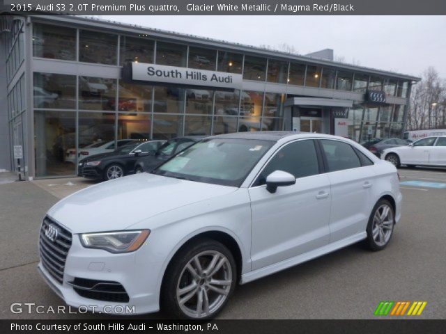 2015 Audi S3 2.0T Premium Plus quattro in Glacier White Metallic