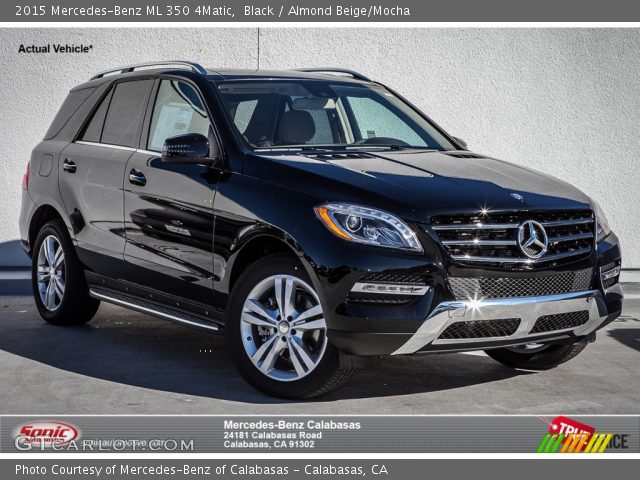 2015 Mercedes-Benz ML 350 4Matic in Black