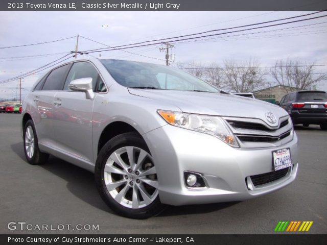 2013 Toyota Venza LE in Classic Silver Metallic