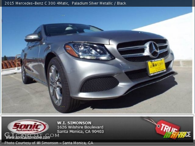 2015 Mercedes-Benz C 300 4Matic in Paladium Silver Metallic