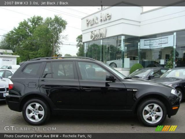 2007 BMW X3 3.0si in Jet Black