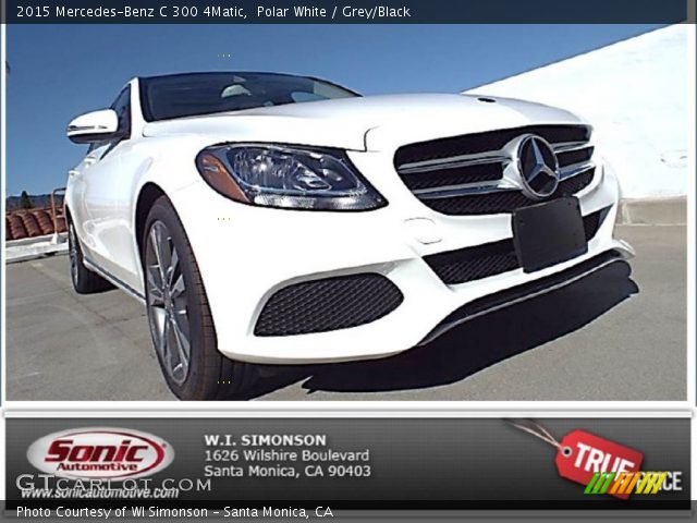 2015 Mercedes-Benz C 300 4Matic in Polar White