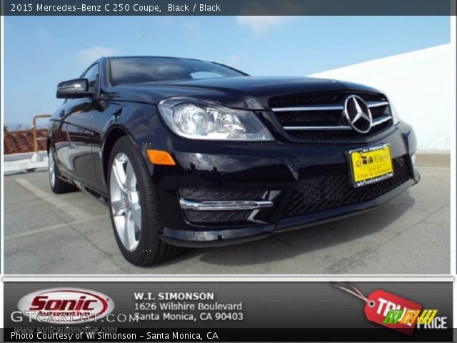 2015 Mercedes-Benz C 250 Coupe in Black